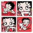 Betty Boop Coaster 4-Pack